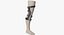Upright Knee Brace 3D Model