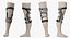 Upright Knee Brace 3D Model