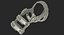 Upright Knee Brace 3D Model