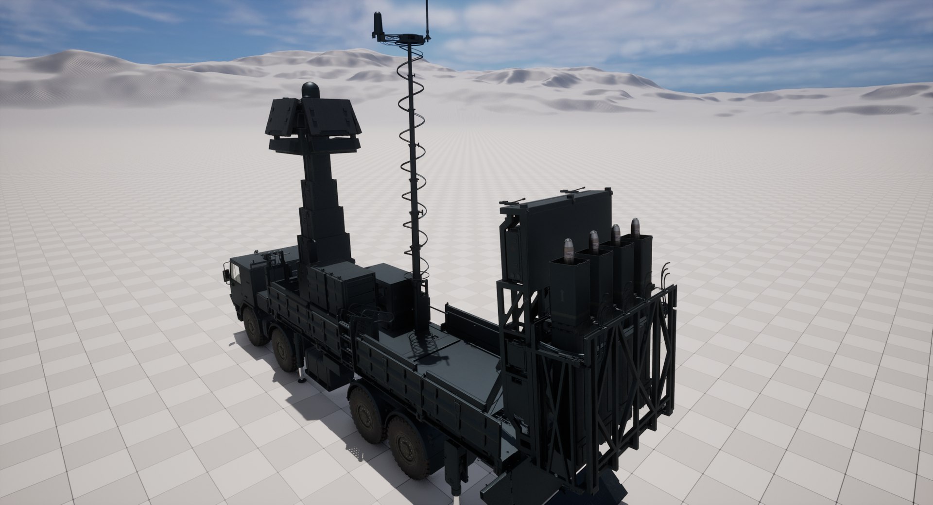3D Rigged Israel SPYDER Air Defense System model https://p.turbosquid.com/ts-thumb/tW/vh5Dmo/0F/highresscreenshot00024/png/1751276518/1920x1080/fit_q87/72d6a89911818abd6b7774c4cacbb723531f760a/highresscreenshot00024.jpg