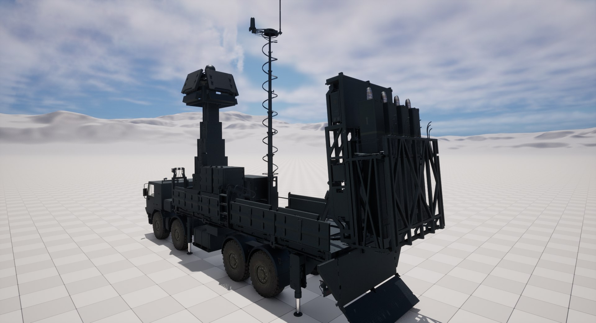 3D Rigged Israel SPYDER Air Defense System model https://p.turbosquid.com/ts-thumb/tW/vh5Dmo/hs/highresscreenshot00023/png/1751276517/1920x1080/fit_q87/350f62c60215050ccad6d86603c2342eb3479ba8/highresscreenshot00023.jpg