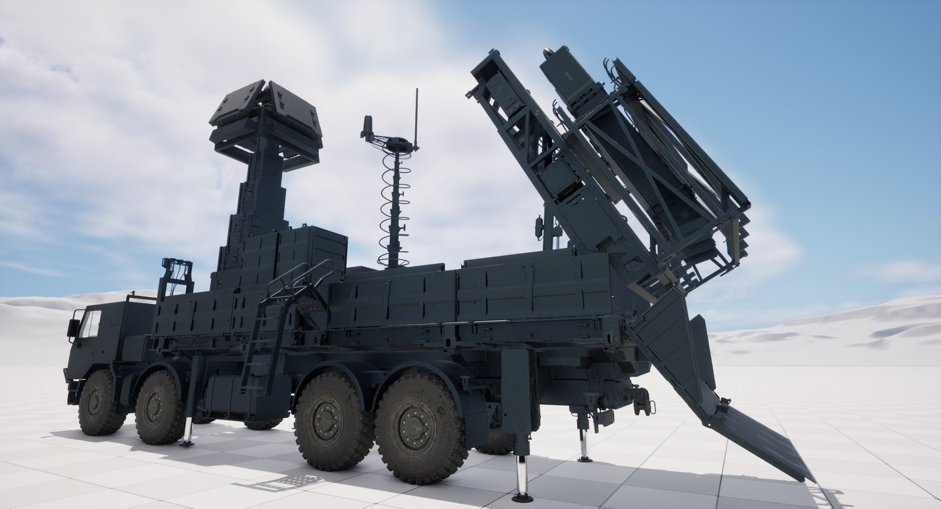 3D Rigged Israel SPYDER Air Defense System model https://p.turbosquid.com/ts-thumb/tW/vh5Dmo/t6/highresscreenshot00018/png/1751276513/1920x1080/fit_q87/240dd9cbfb668fd3d7d688b84d7d33daf2efa2db/highresscreenshot00018.jpg