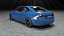 blue car skoda superb
