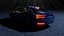 blue car skoda superb
