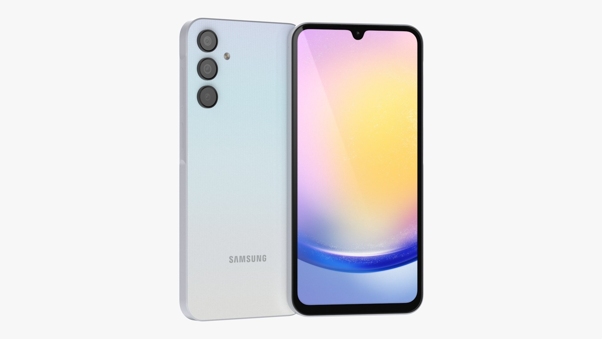 3D Model Samsung Galaxy A25 5G Light Blue - TurboSquid 2167390