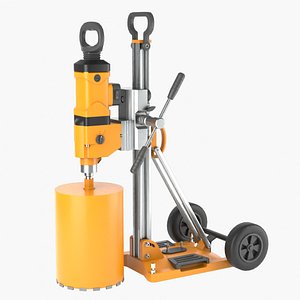 Concrete Coring 3D model