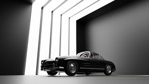 3D Mercedes 300SL