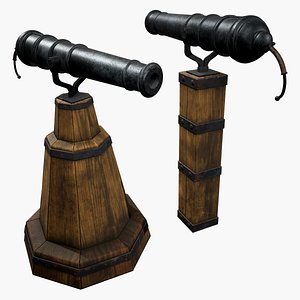 3D Cannon Culverin model