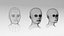 woman heads 3D model