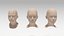 woman heads 3D model