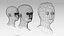 woman heads 3D model