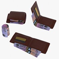 Australia 5 Dollar Wallet Money Purse