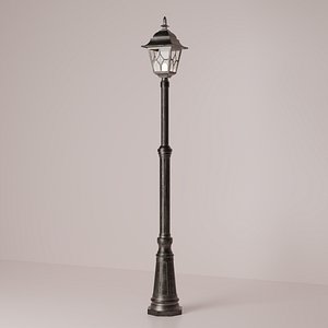 3D Street lamp single