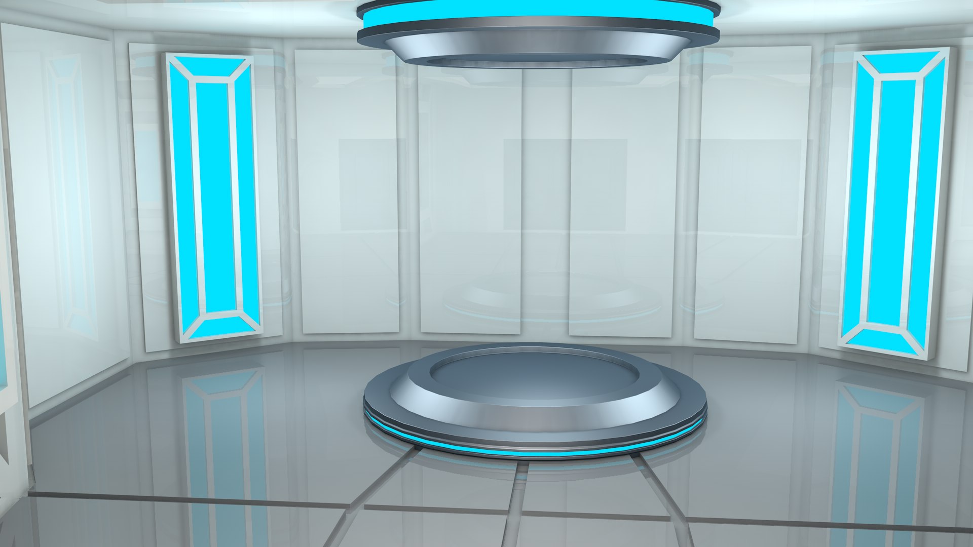 3D Model Sci Fi Room - TurboSquid 1776631