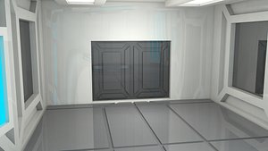 3D model Sci Fi Room