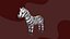 Giraffe 3D-Cartoon-Rigged-Modell - Blender