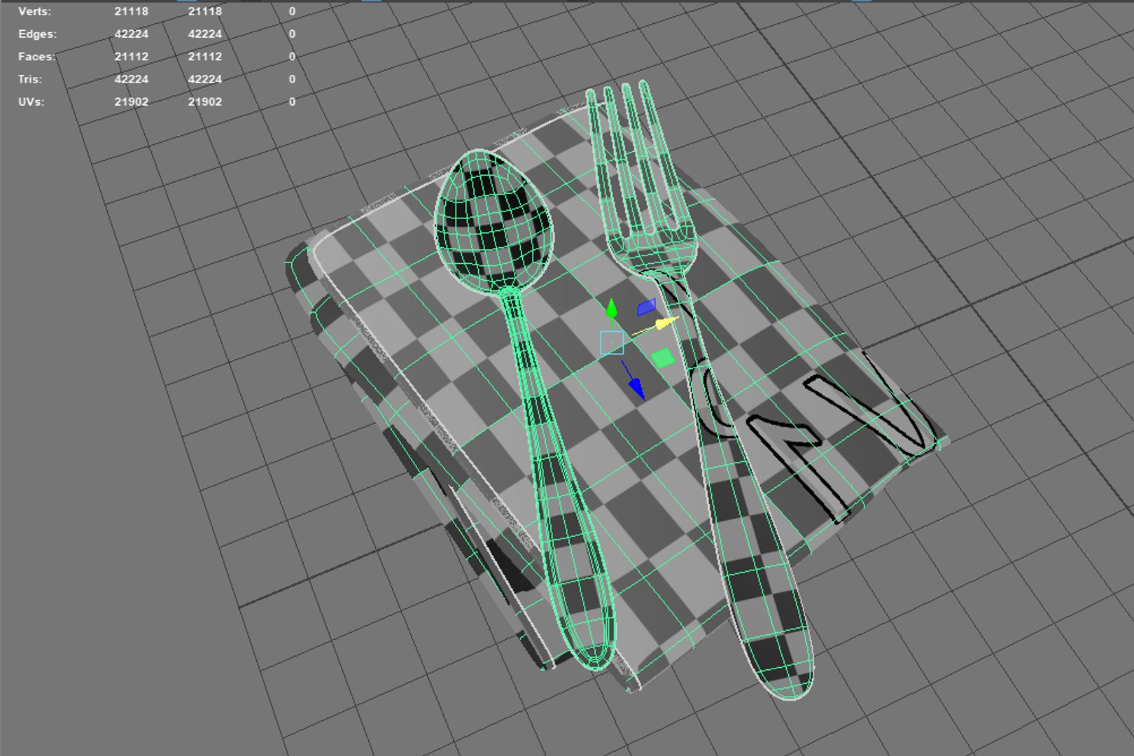 Fork and Spoon model - TurboSquid 1958716