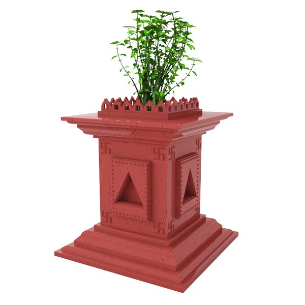 Holy basil plant 3D model TurboSquid 1282230