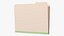 Open Paper File Folder