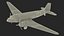 二战道格拉斯 DC-3 空中列车飞机