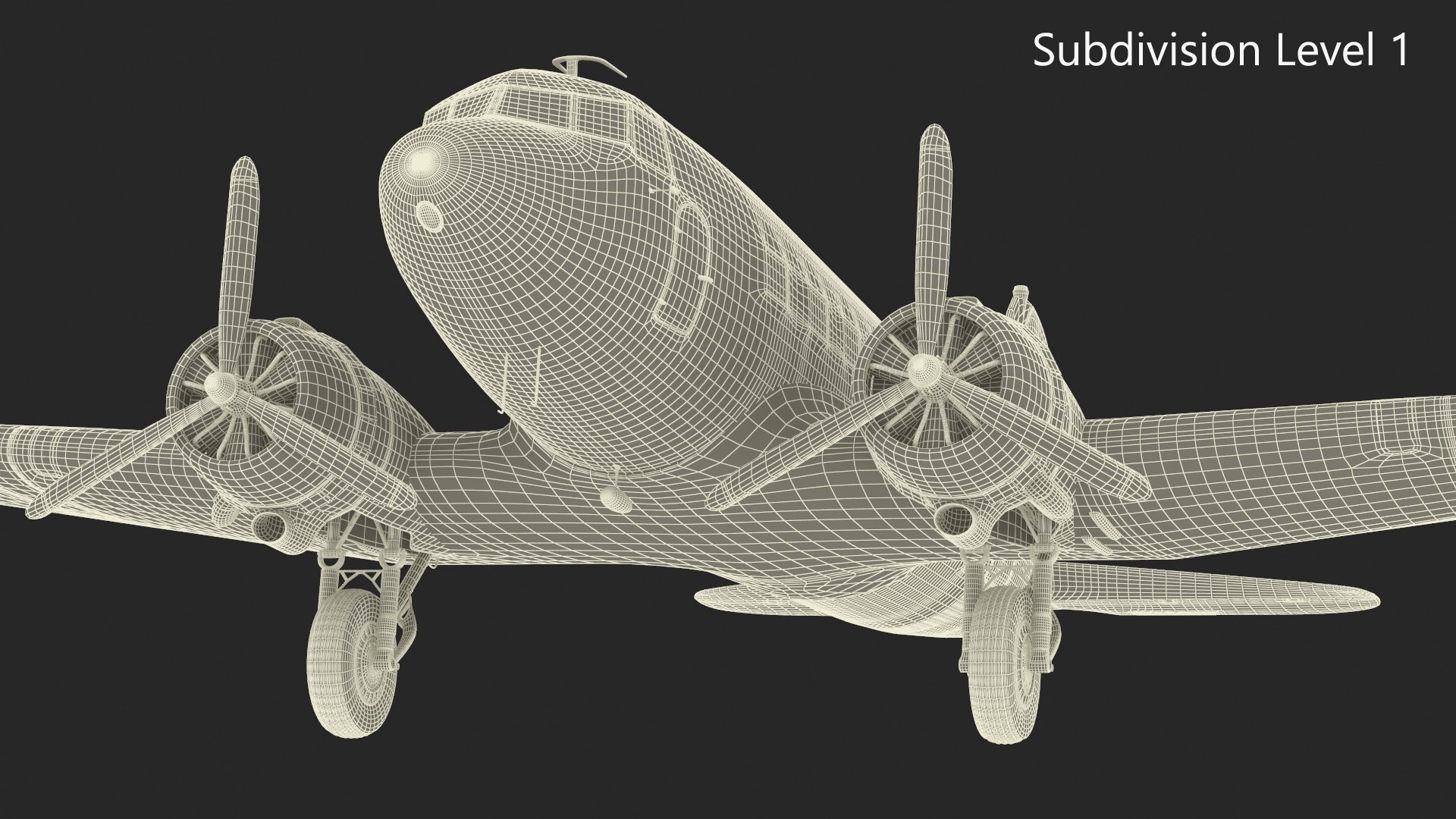 WWII Douglas DC-3 Skytrain Aircraft 3D https://p.turbosquid.com/ts-thumb/tX/vGlIoR/4l/wwiidouglasdc3skytrainaircraftmb3dmodel042/jpg/1719220804/1920x1080/fit_q87/c232ee28fc4b74507ec3d7a3398c555b61d0beb7/wwiidouglasdc3skytrainaircraftmb3dmodel042.jpg