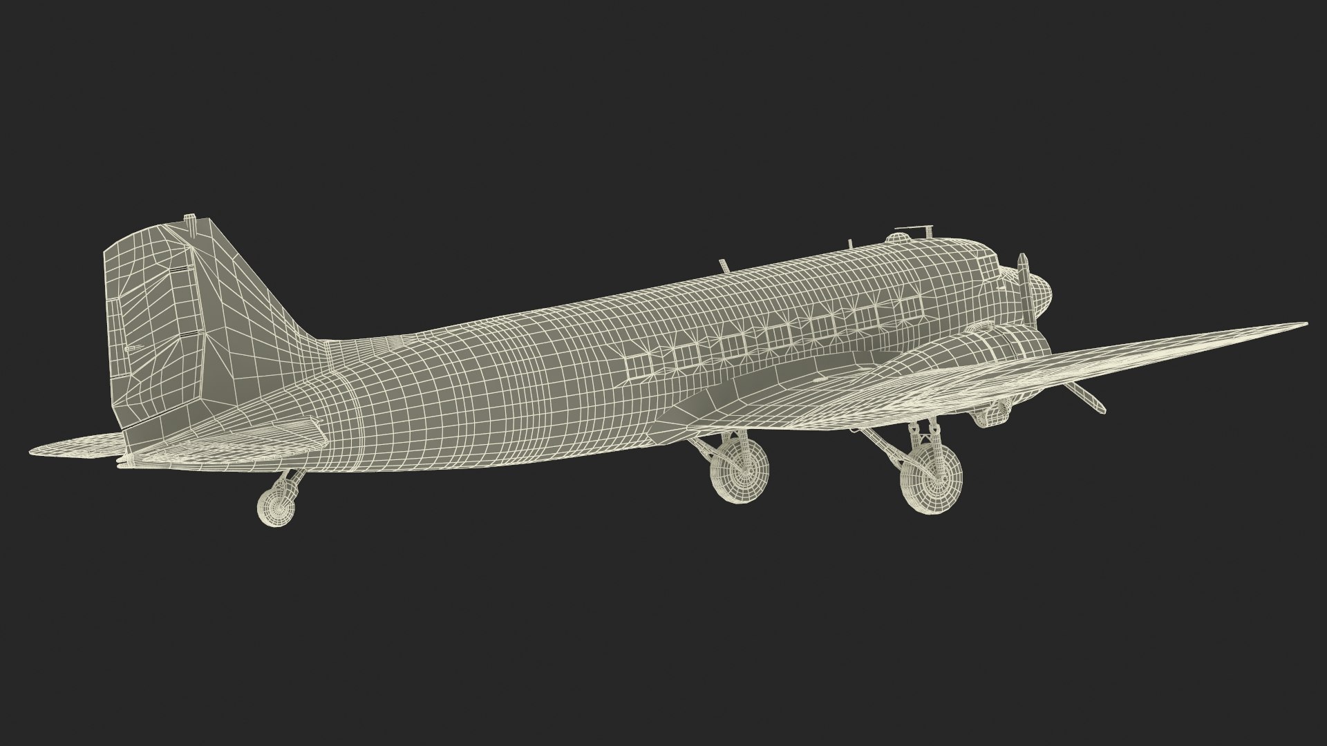 WWII Douglas DC-3 Skytrain Aircraft 3D https://p.turbosquid.com/ts-thumb/tX/vGlIoR/El/wwiidouglasdc3skytrainaircraftmb3dmodel050/jpg/1719220851/1920x1080/fit_q87/9a57c642762bebfb3d44121effcdc7a7a667674a/wwiidouglasdc3skytrainaircraftmb3dmodel050.jpg