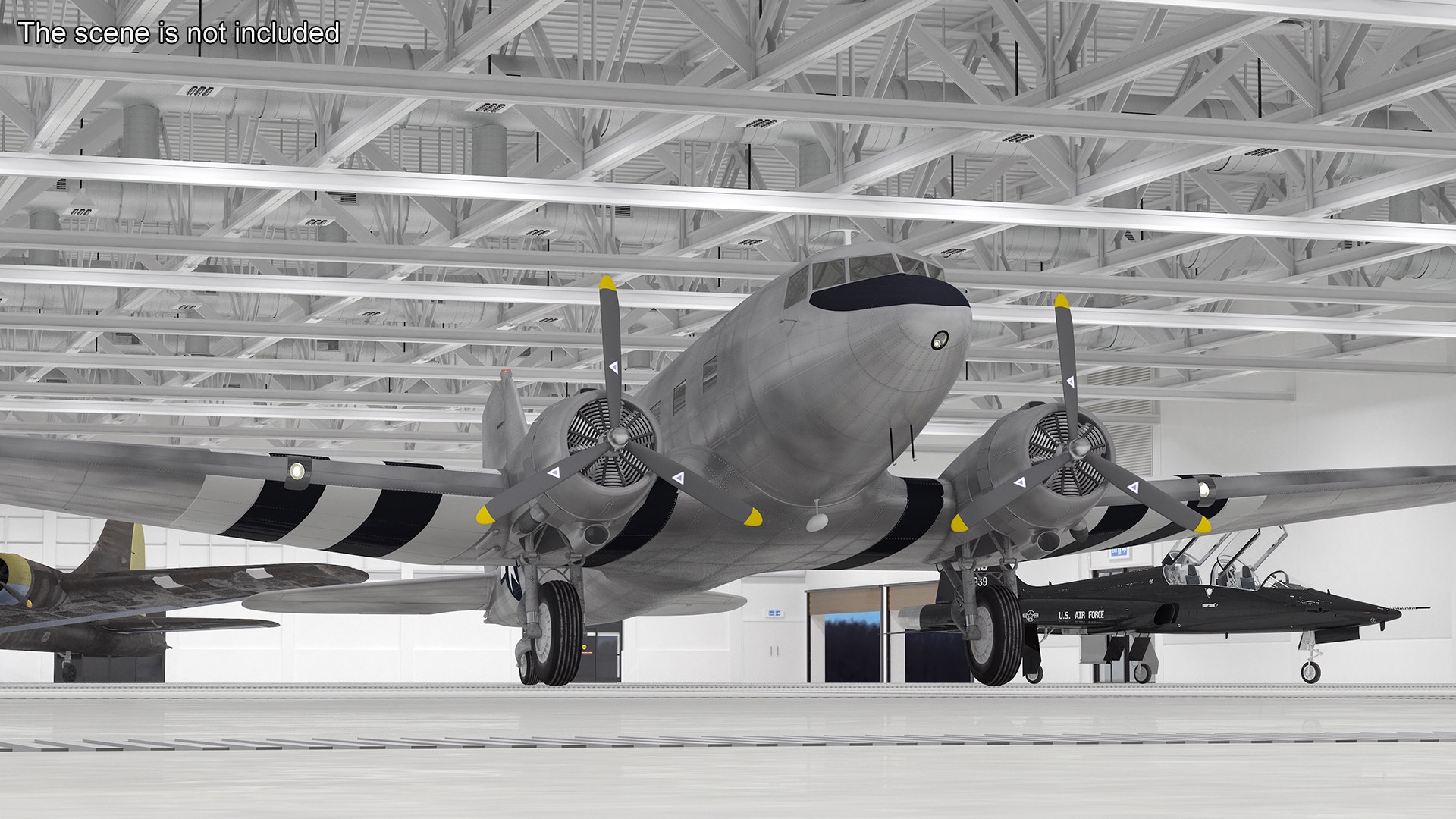 WWII Douglas DC-3 Skytrain Aircraft 3D https://p.turbosquid.com/ts-thumb/tX/vGlIoR/FM/wwiidouglasdc3skytrainaircraftmb3dmodel004/jpg/1719220639/1920x1080/fit_q87/1c249452610017c46a30cef5e818ef94816f2231/wwiidouglasdc3skytrainaircraftmb3dmodel004.jpg