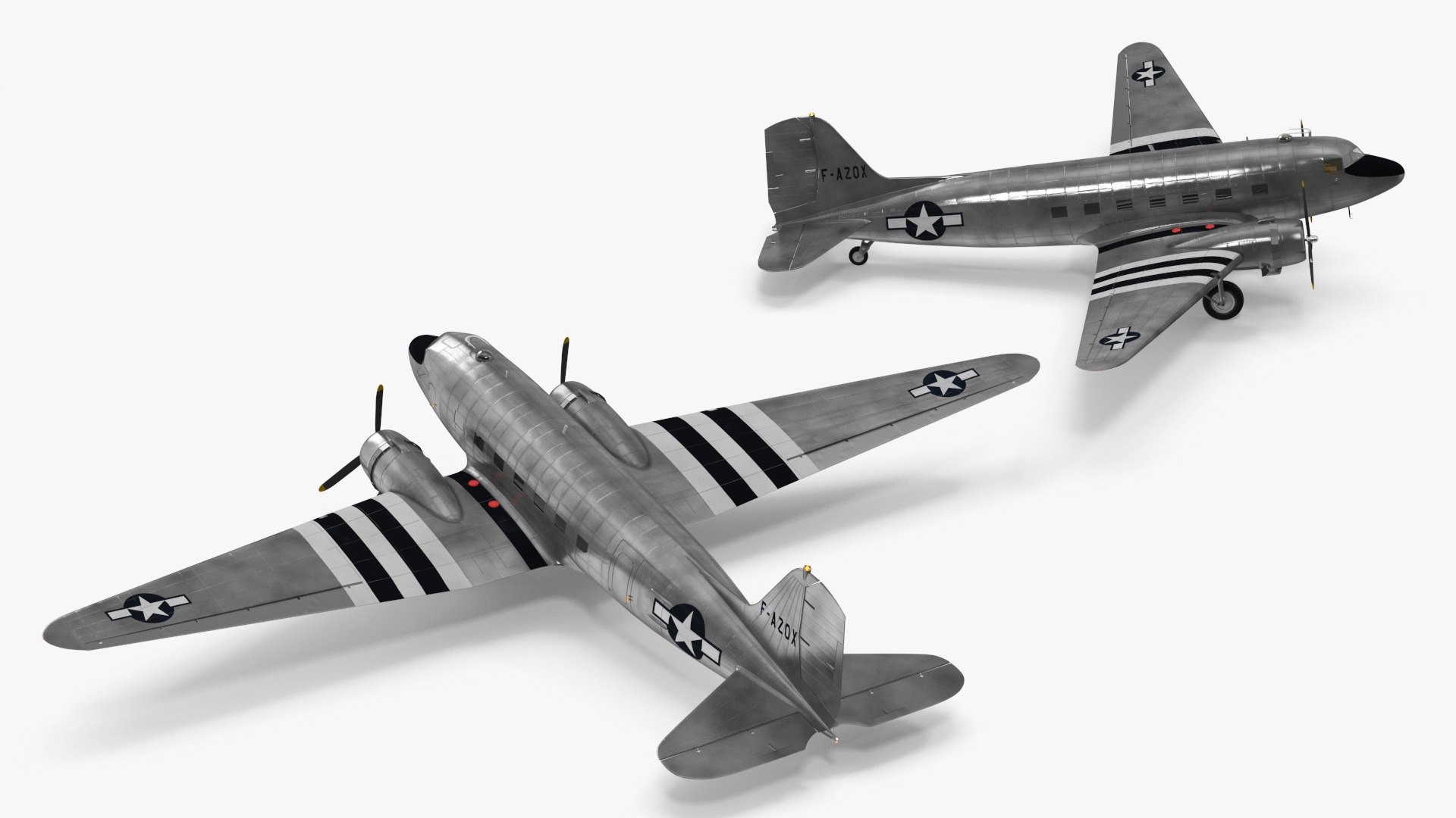 WWII Douglas DC-3 Skytrain Aircraft 3D https://p.turbosquid.com/ts-thumb/tX/vGlIoR/KN/wwiidouglasdc3skytrainaircraftmb3dmodel035/jpg/1719220761/1920x1080/fit_q87/f93f271d9ee8e45d33a1733cca7df11f1eaf7502/wwiidouglasdc3skytrainaircraftmb3dmodel035.jpg
