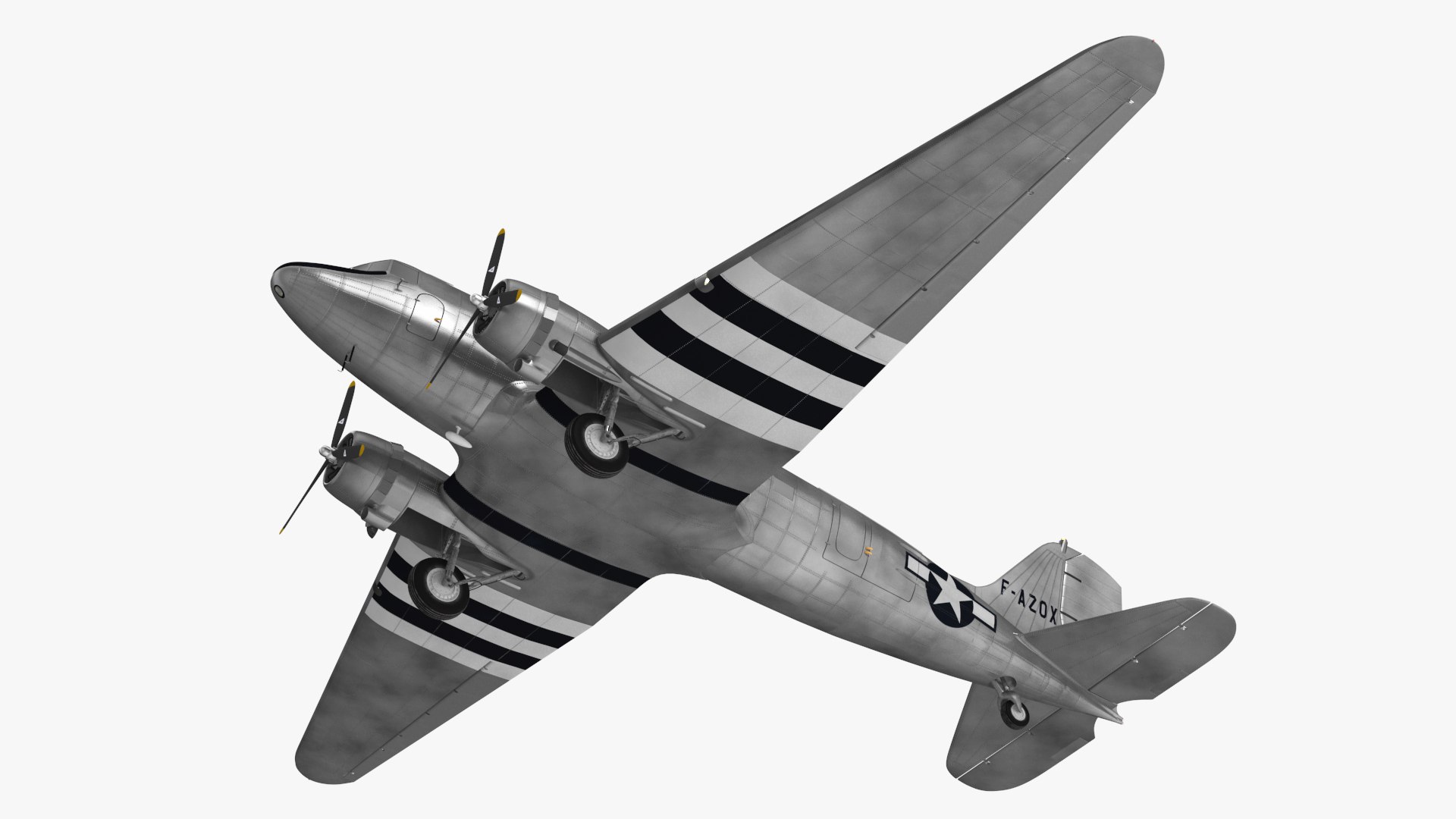 WWII Douglas DC-3 Skytrain Aircraft 3D https://p.turbosquid.com/ts-thumb/tX/vGlIoR/Vc/wwiidouglasdc3skytrainaircraftmb3dmodel027/jpg/1719220713/1920x1080/fit_q87/51b1f3eb5df93a0af6e6cac91d94cd5c0aea2718/wwiidouglasdc3skytrainaircraftmb3dmodel027.jpg