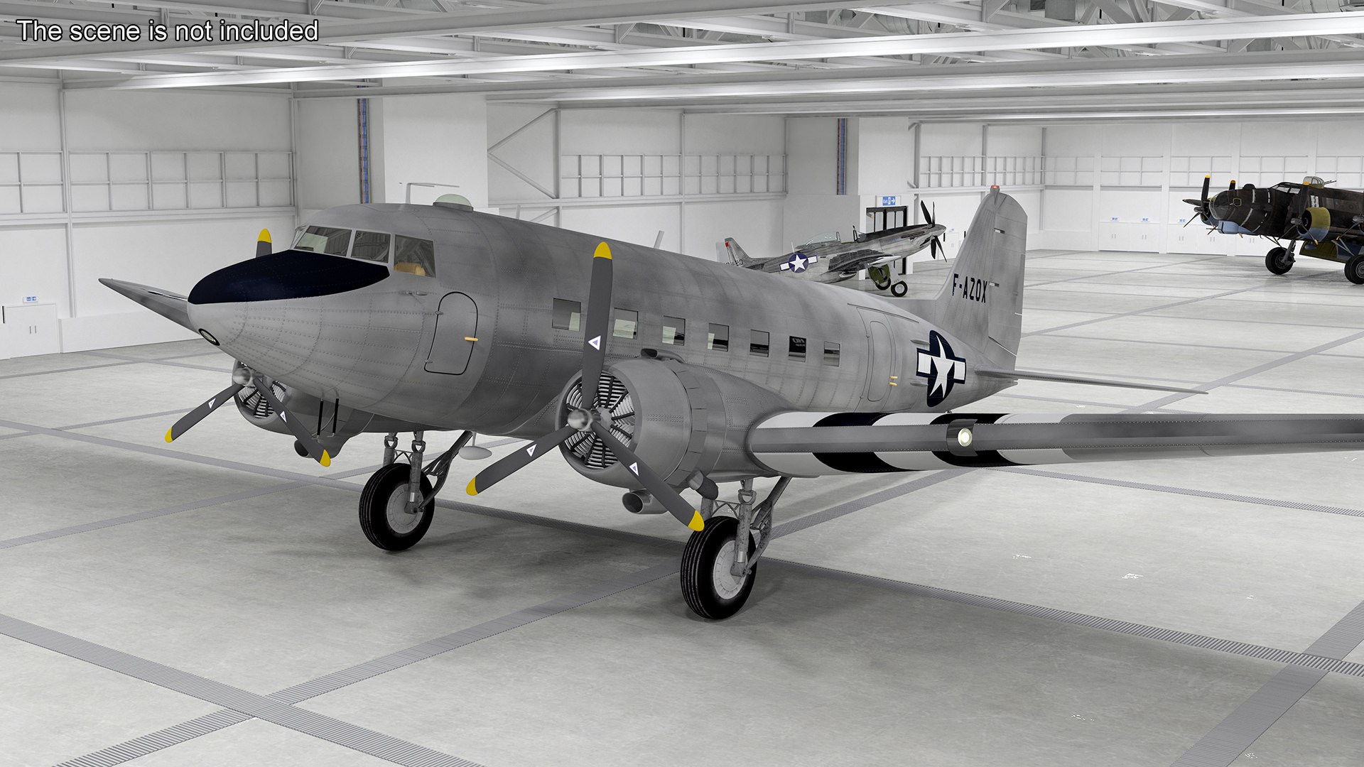WWII Douglas DC-3 Skytrain Aircraft 3D https://p.turbosquid.com/ts-thumb/tX/vGlIoR/iY/wwiidouglasdc3skytrainaircraftmb3dmodel008/jpg/1719220651/1920x1080/fit_q87/644841dd680cdcee950a5be82a28b56d23edbc84/wwiidouglasdc3skytrainaircraftmb3dmodel008.jpg