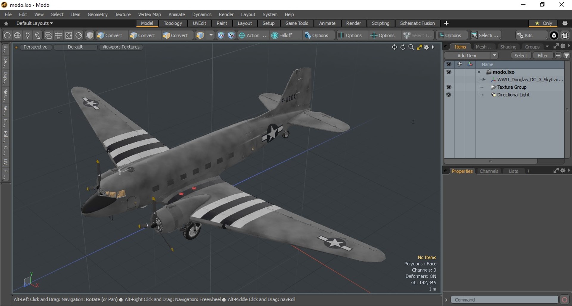 WWII Douglas DC-3 Skytrain Aircraft 3D https://p.turbosquid.com/ts-thumb/tX/vGlIoR/sY/wwiidouglasdc3skytrainaircraftmb3dmodel048/jpg/1719220839/1920x1080/fit_q87/99c6cc4c4a1af055f86fae9518842c89b8985c20/wwiidouglasdc3skytrainaircraftmb3dmodel048.jpg