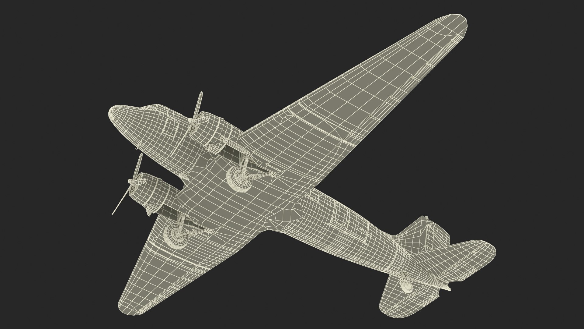 WWII Douglas DC-3 Skytrain Aircraft 3D https://p.turbosquid.com/ts-thumb/tX/vGlIoR/vK/wwiidouglasdc3skytrainaircraftmb3dmodel053/jpg/1719220867/1920x1080/fit_q87/45e14d70638184d7d94336a060f4b5a1ae79f1a3/wwiidouglasdc3skytrainaircraftmb3dmodel053.jpg