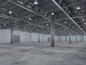 Warehouse 12 interior model 3D model