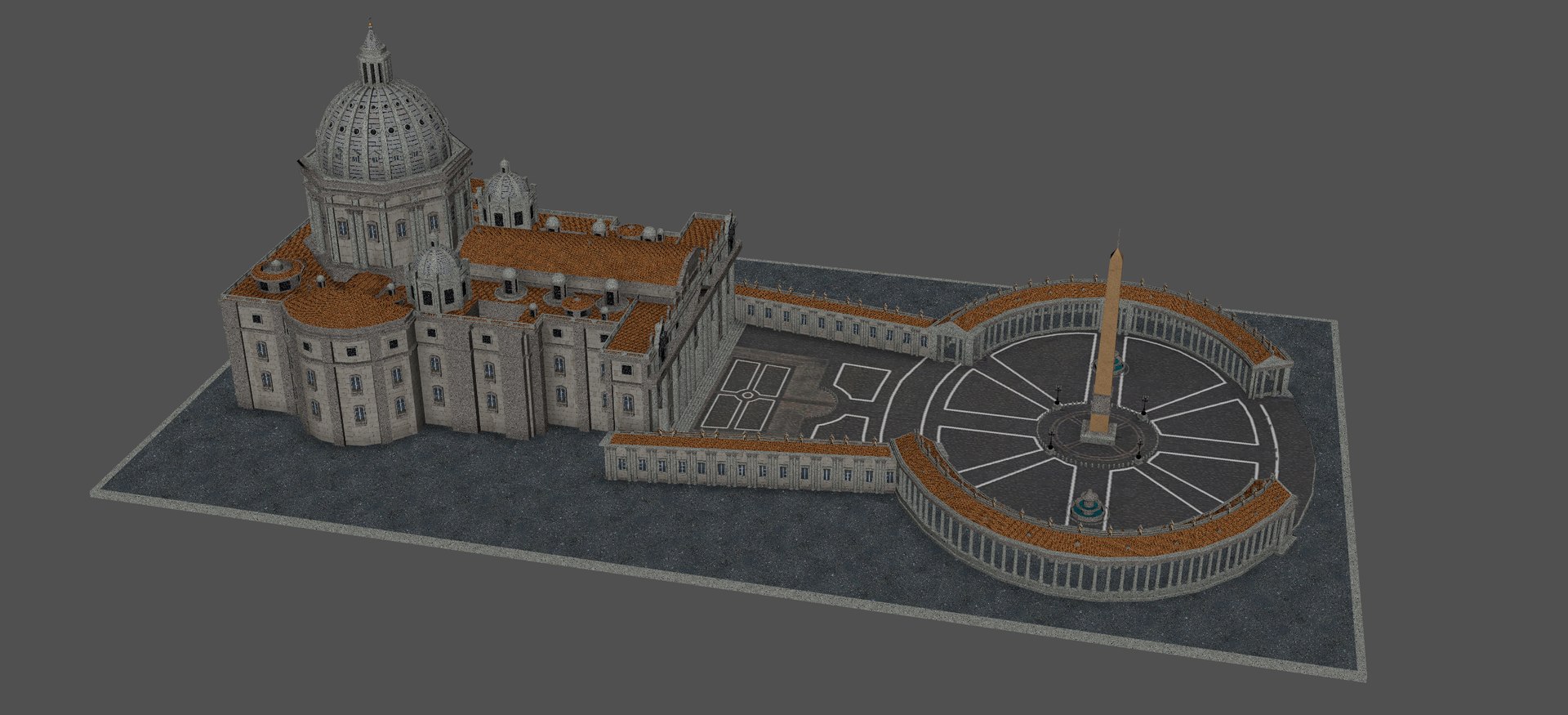 3D model Piazza San Pietro v2 https://p.turbosquid.com/ts-thumb/tX/z0QfET/cS/pietro15/jpg/1743097383/1920x1080/fit_q87/fef880e2f18674e4ca7852c036b2e15c9fe48966/pietro15.jpg