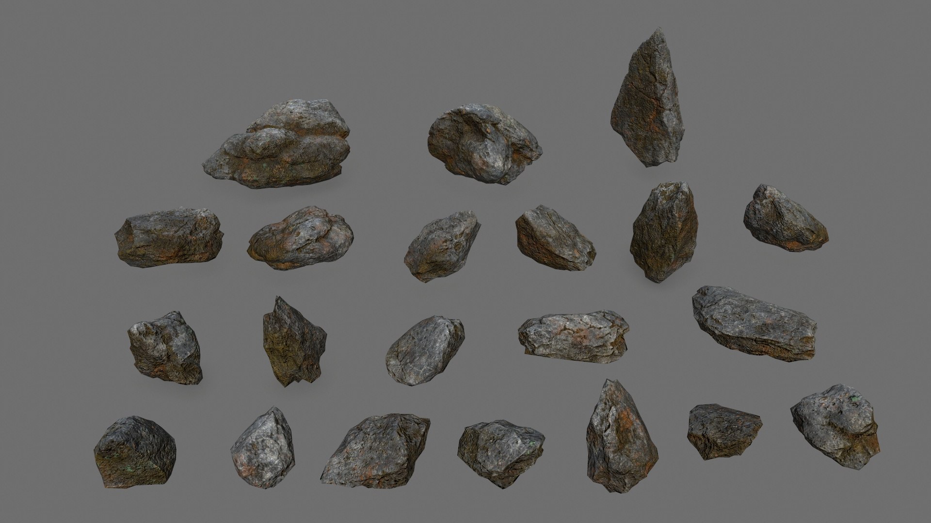 3D Rocks Model - TurboSquid 2135659