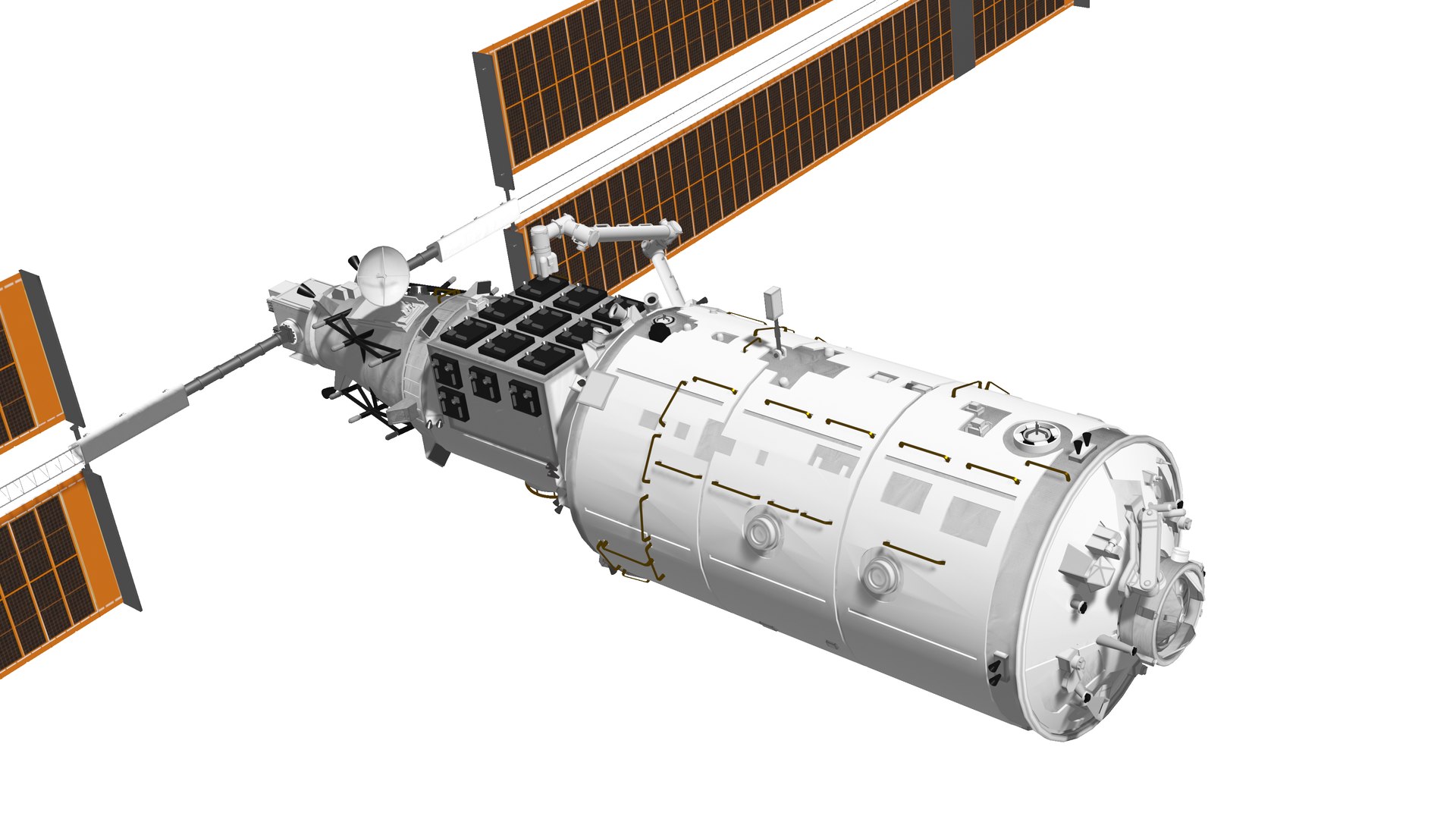 3D Model Wentian Experiment Module - Blender - Fbx - TurboSquid 2003207