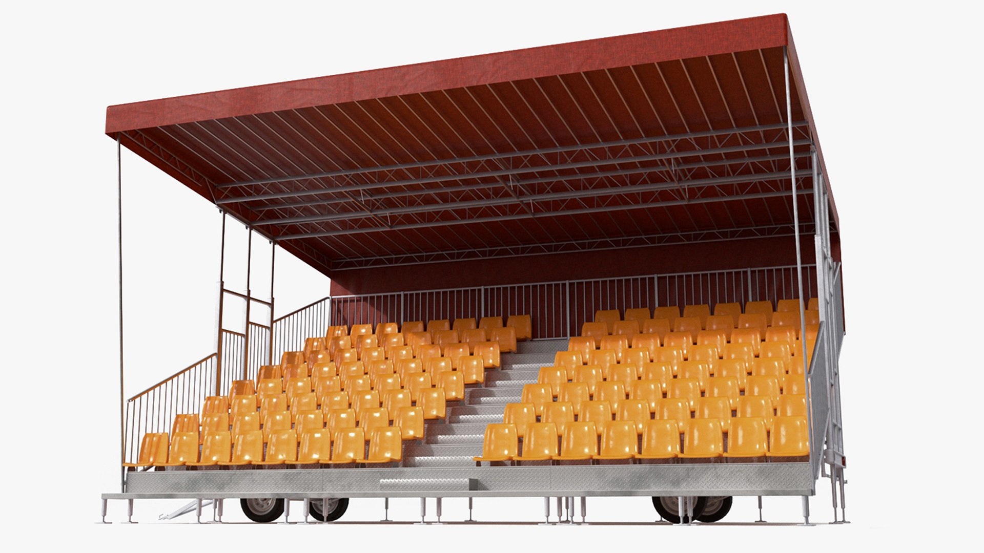Outdoor Grandstand 3D model preview