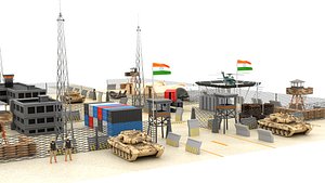 3D India Military Base