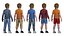 3D model Child in clothes