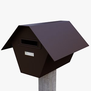 Old Metal Mailbox model