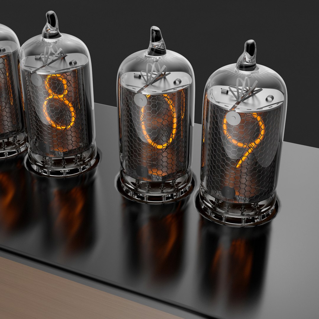 3d Chronotronix Nixie Clock