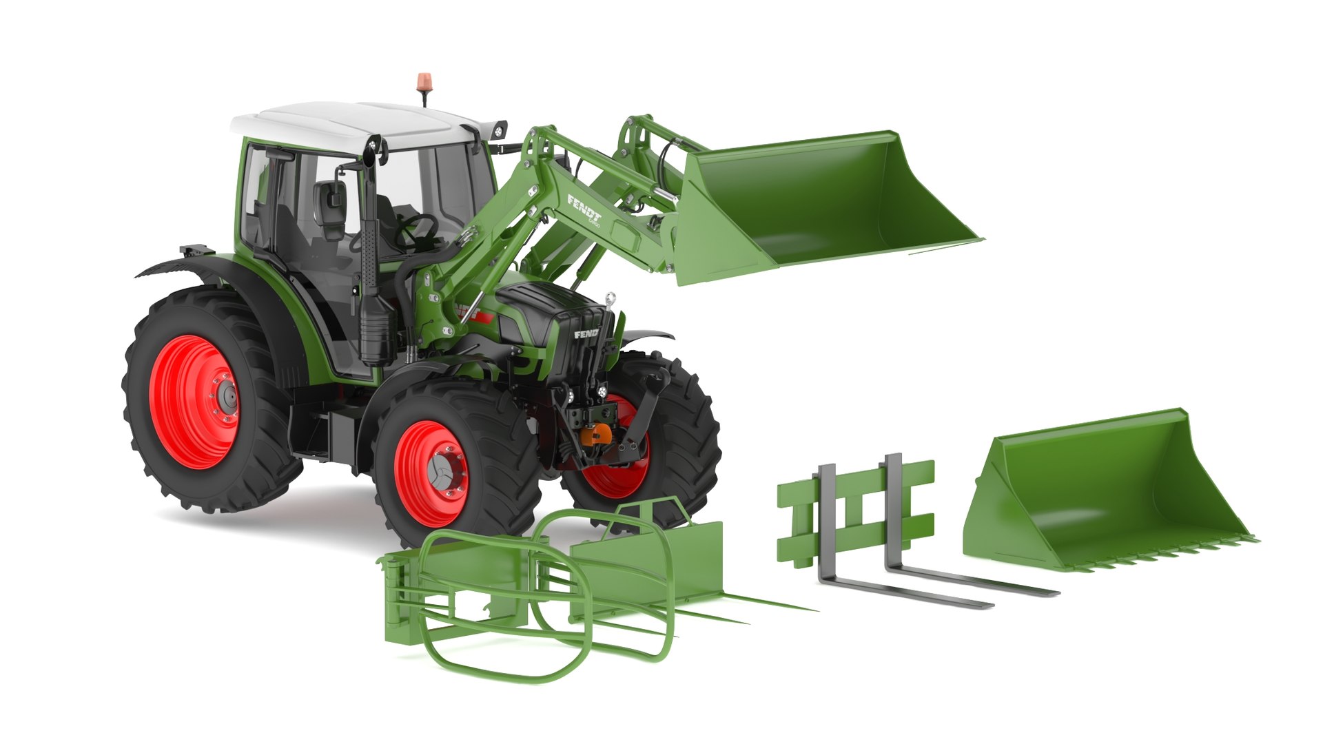 Fendt Cargo Frontloader 3D Model - TurboSquid 2251406