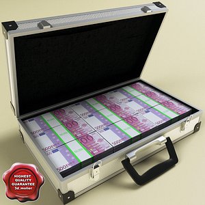 suitcase euro 3d 3ds