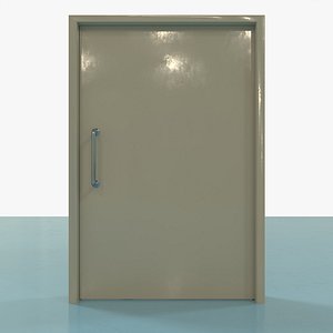 Slide door Low poly