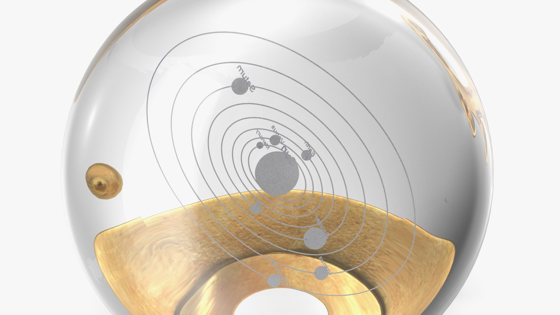 Solar System Crystal Ball 3D Model - TurboSquid 2021223