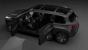 3D model SUV 6x6