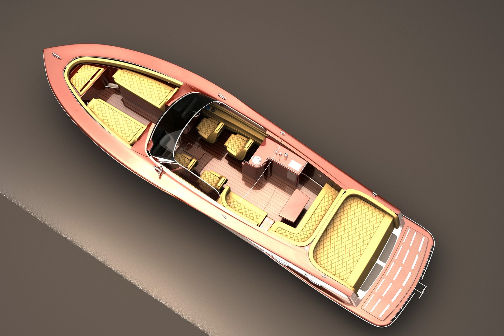 Yacht Retro 3D Model - TurboSquid 1666461