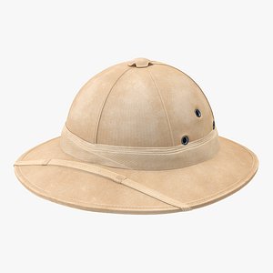 North Vietnamese Tropical Helmet 3D Model