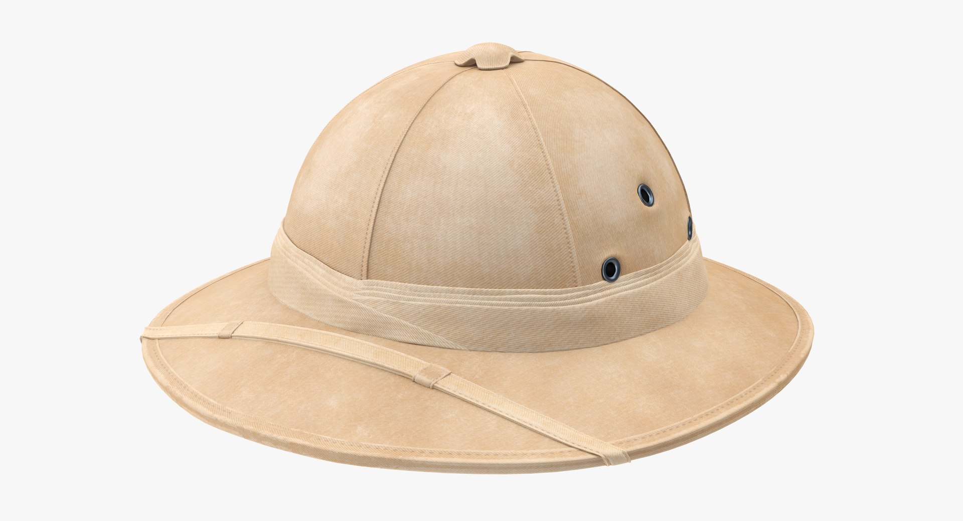 North Vietnamese Tropical Helmet 3D Model 3D model preview