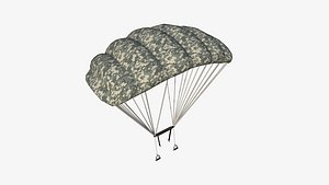 Parachute A07 Digital Camouflage - Character Accessories Design model